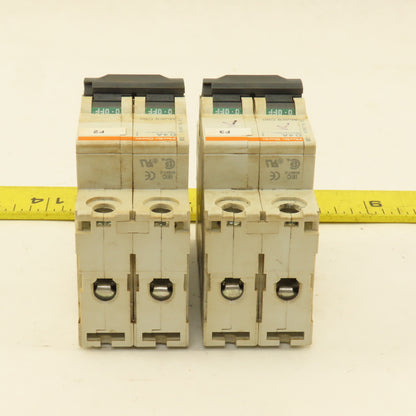 Merlin Gerin 24519 Multi 9 2 Pole 4A Circuit Breaker 300V Max Lot Of 2