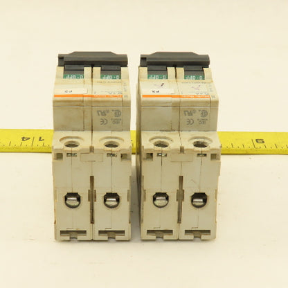 Merlin Gerin 24519 Multi 9 2 Pole 4A Circuit Breaker 300V Max Lot Of 2