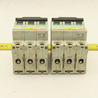 Merlin Gerin 24542 Multi 9 3 Pole D25A 25A Circuit Breaker 300V Max Lot Of 2