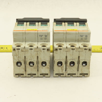 Merlin Gerin 24542 Multi 9 3 Pole D25A 25A Circuit Breaker 300V Max Lot Of 2