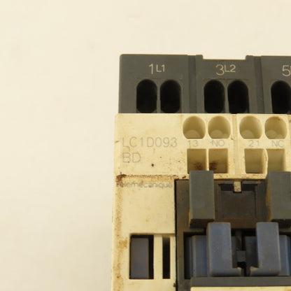 Telemecanique LC1D093 Contactor Relay 600V 3Ph 7.5Hp 24VDC Coil