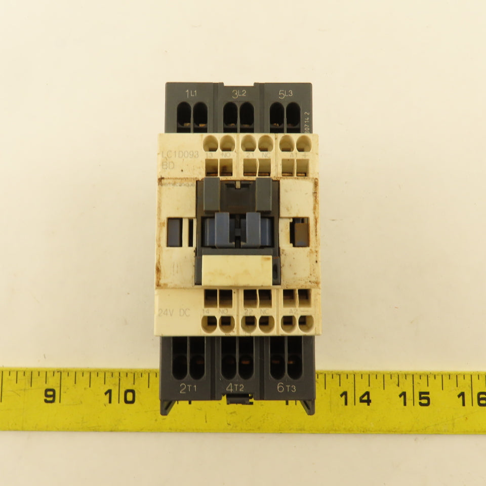 Telemecanique LC1D093 Contactor Relay 600V 3Ph 7.5Hp 24VDC Coil