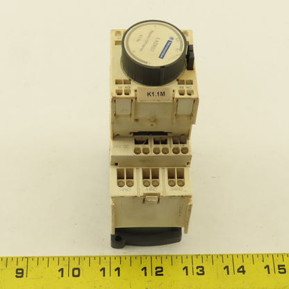 Telemecanique CAD323 600V 10A Contactor Relay W/ 0.1-3s Timer