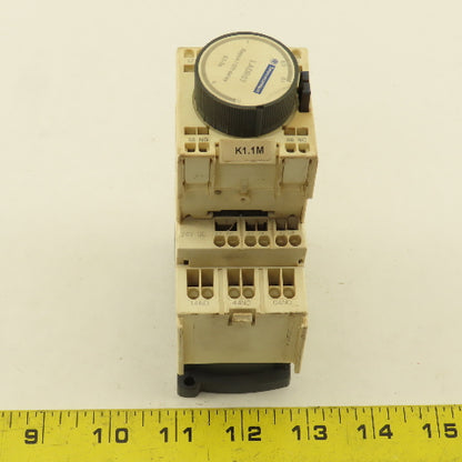 Telemecanique CAD323 600V 10A Contactor Relay W/ 0.1-3s Timer