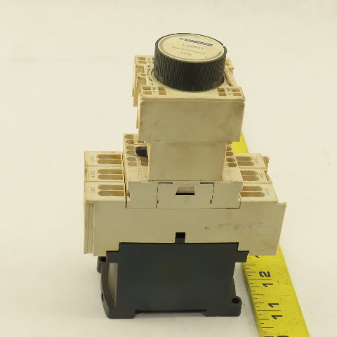 Telemecanique CAD323 600V 10A Contactor Relay W/ 0.1-3s Timer