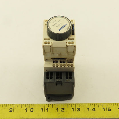 Telemecanique LC1D123 600V 20A 7.5Hp Contactor Relay W/ 0.1-3s LADT03 Timer