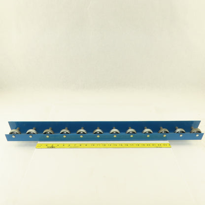 Skate Wheel Conveyor Adjustable width 35-1/2" Long