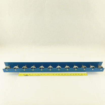 Skate Wheel Conveyor Adjustable width 35-1/2" Long