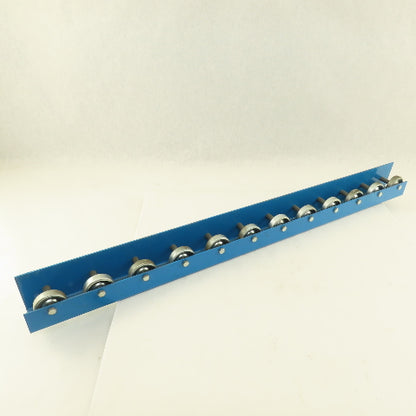 Skate Wheel Conveyor Adjustable width 35-1/2" Long