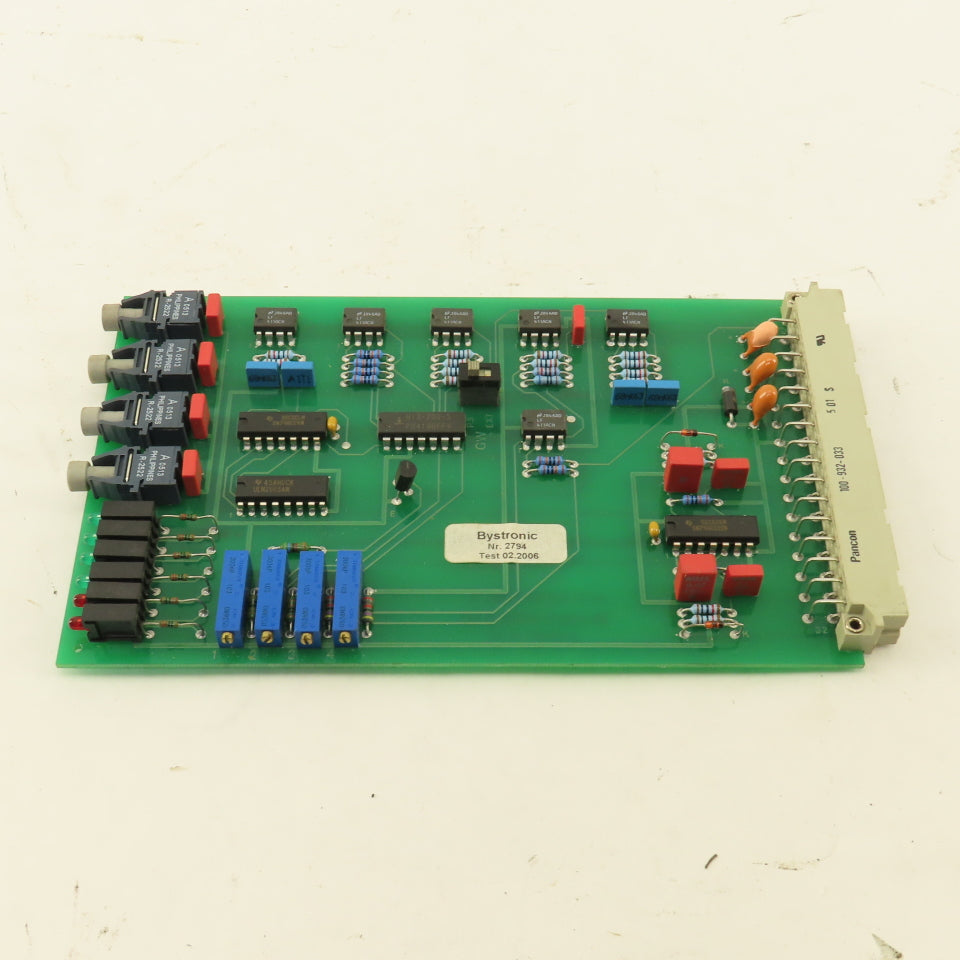 Bystronic E 0801-5-C HV Control Circuit Board Card PCB