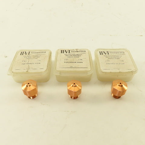 II-VI Inc. L121 1.25 Ø High Pressure Laser Cutting Nozzle HK12 Lot Of 3