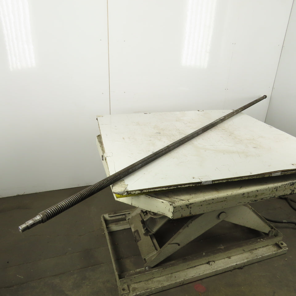 South Bend Lead Screw 105" OAL 4TPI From a TURN-NADO EVS Lathe
