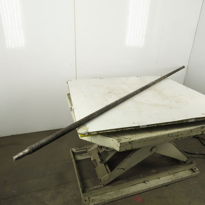 South Bend Lead Screw 105" OAL 4TPI From a TURN-NADO EVS Lathe