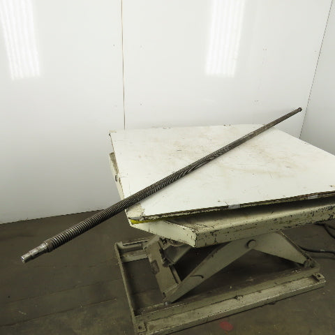 South Bend Lead Screw 105" OAL 4TPI From a TURN-NADO EVS Lathe