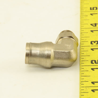 Legris G1/4 Male O-Ring x 12mm Push To Connect Stainless Steel Elbow