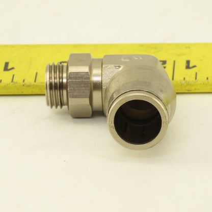 Legris G1/4 Male O-Ring x 12mm Push To Connect Stainless Steel Elbow