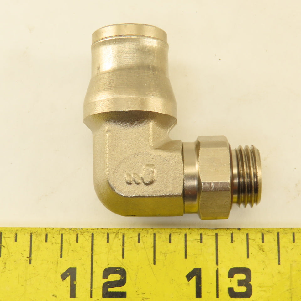 Legris G1/4 Male O-Ring x 12mm Push To Connect Stainless Steel Elbow