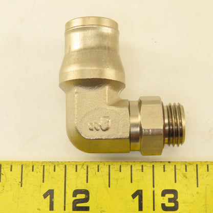 Legris G1/4 Male O-Ring x 12mm Push To Connect Stainless Steel Elbow