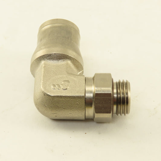 Legris G1/4 Male O-Ring x 12mm Push To Connect Stainless Steel Elbow