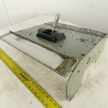 South Bend Thread Cutting Gearbox Cover From a 22" TURN-NADO EVS Lathe