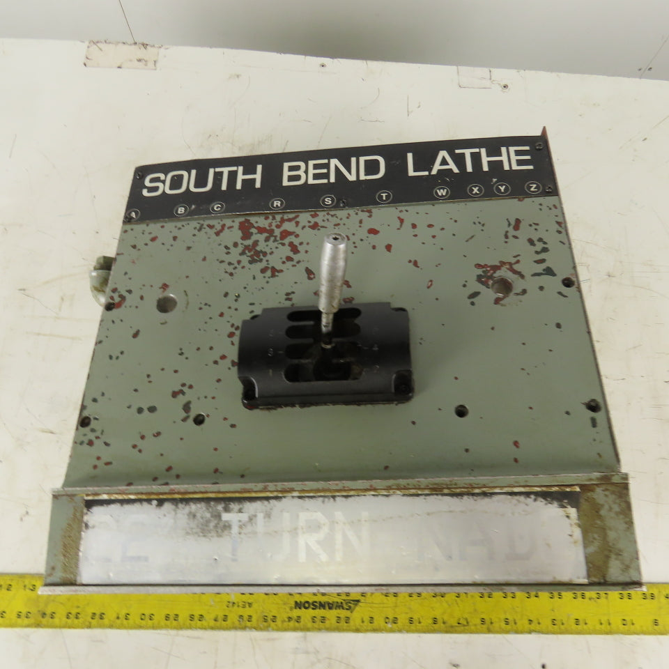 South Bend Thread Cutting Gearbox Cover From a 22" TURN-NADO EVS Lathe