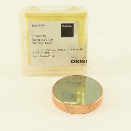 Bystronic 10046088 50mm x 10mm CU Reflector 100MCC/MMR-A SPT/UC