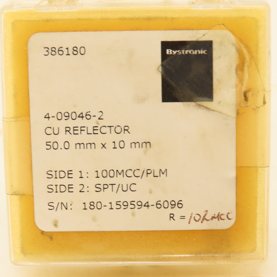 Bystronic 4-09046-2 50mm x 10mm CU Reflector 100MCC/PLM SPT/UC R=102mcc