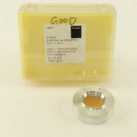 Bystronic 4-08318 30mm x 6mm ZNSE Partial Reflector 30MCC/MP-5-50% 30MCX/MP-5-AR