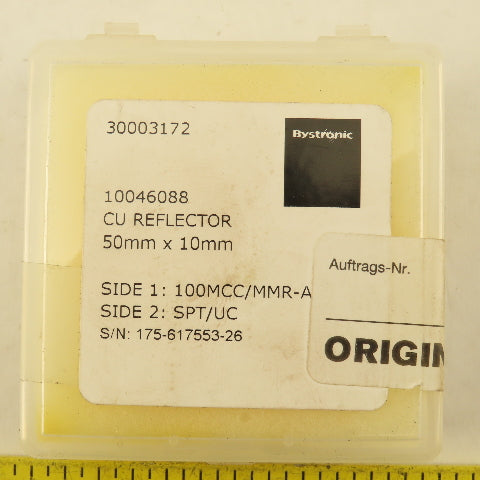 Bystronic 10046088 50mm x 10mm CU Reflector 100MCC/MMR-A SPT/US