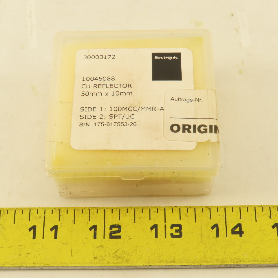 Bystronic 10046088 50mm x 10mm CU Reflector 100MCC/MMR-A SPT/US