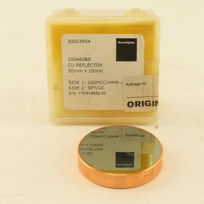 Bystronic 10046088 50mm x 10mm CU Reflector 100MCC/MMR-A SPT/US