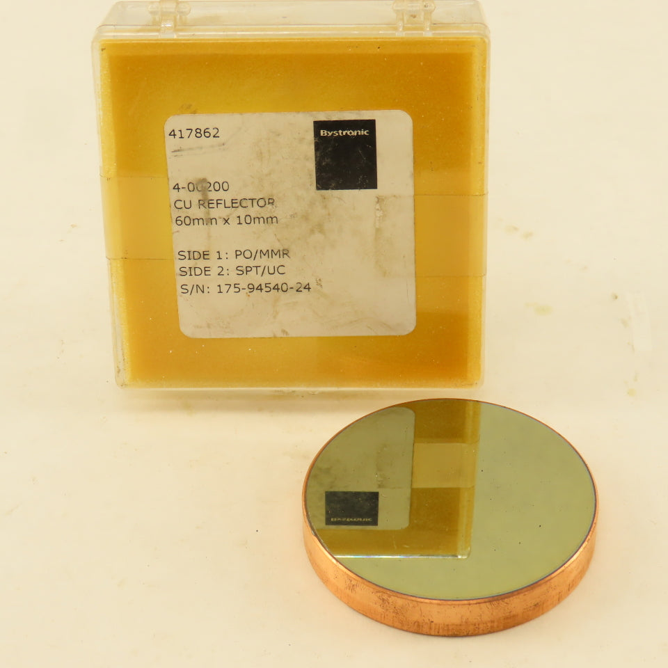 Bystronic 4-00200 60mm x 10mm CU Reflector PO/MMR SPT/UC