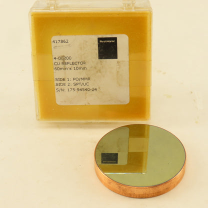 Bystronic 4-00200 60mm x 10mm CU Reflector PO/MMR SPT/UC