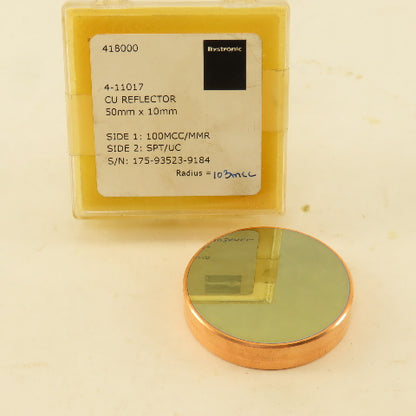 Bystronic 4-11017 50mm x 10mm CU Reflector 100MCC/MMR SPT/UC