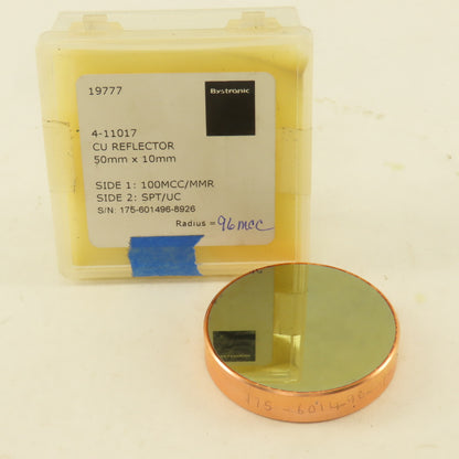 Bystronic 4-11017 50mm x 10mm CU Reflector 100MCC/MMR SPT/UC
