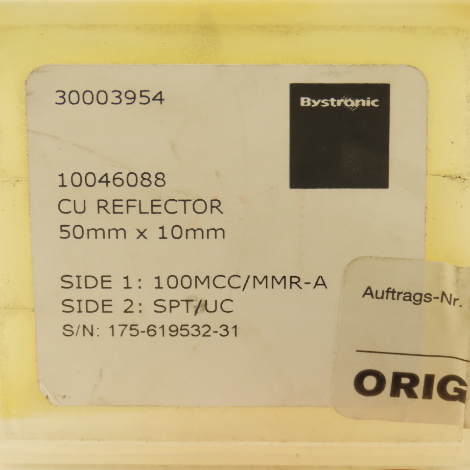 Bystronic 10046088 50mm x 10mm CU Reflector 100MCC/MMR-A SPT/UC