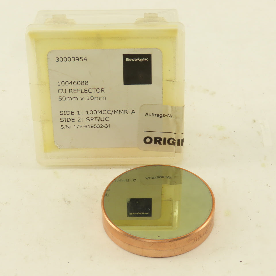 Bystronic 10046088 50mm x 10mm CU Reflector 100MCC/MMR-A SPT/UC