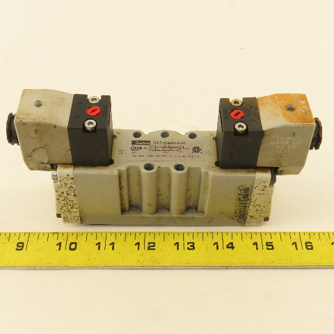 Parker H15VXBH023C 5/3 Position Closed Center Double Solenoid Pneumatic Valve