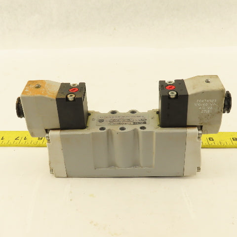 Parker H15VXBH023C 5/3 Position Closed Center Double Solenoid Pneumatic Valve