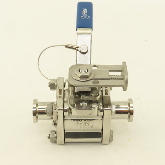 PBM SIHLD6X-9---04C 3/4" Sanitary Stainless Steel Locking Handle Ball Valve