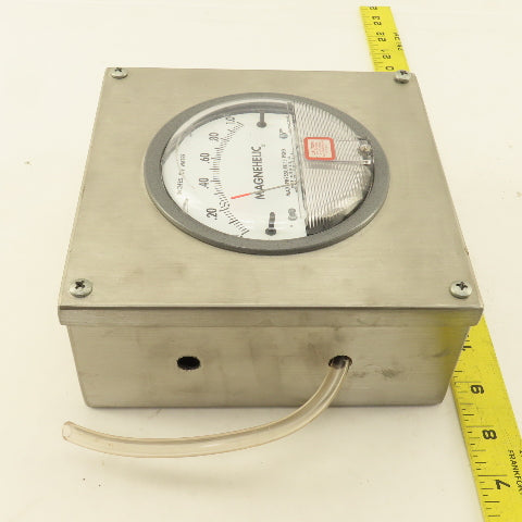Dwyer Magnehelic 1-1.0 "W.C Differential Pressure Gauge 15PSI Stainless Steel