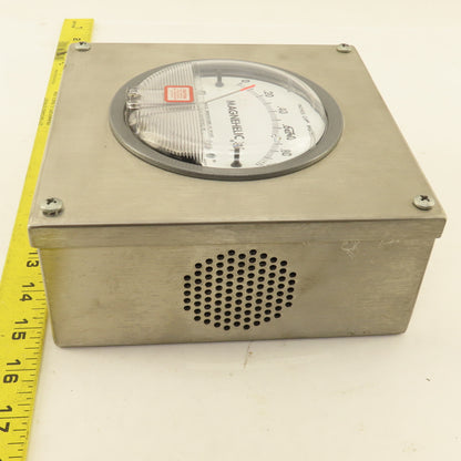 Dwyer Magnehelic 1-1.0 "W.C Differential Pressure Gauge 15PSI Stainless Steel