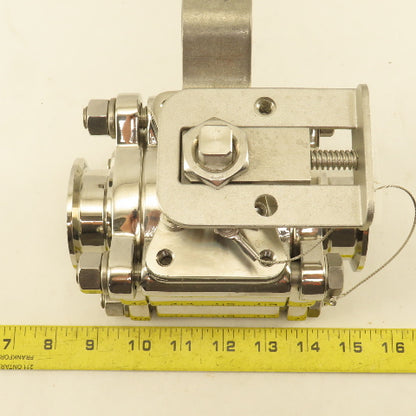 PBM SIHLH6X-9---04C 2" Stainless Steel Sanitary Locking Lever Ball Valve 720PSI