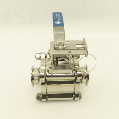 PBM SIHLH6X-9---04C 2" Stainless Steel Sanitary Locking Lever Ball Valve 720PSI