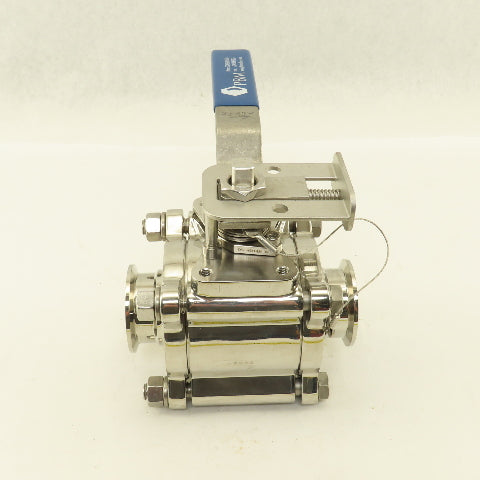 PBM SIHLH6X-9---04C 2" Stainless Steel Sanitary Locking Lever Ball Valve 720PSI