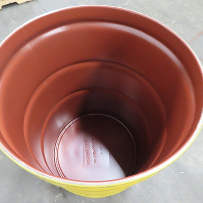 Skilnik 55 Gallon Open Head Coated Carbon Steel Salvage Transport Overpack Drum