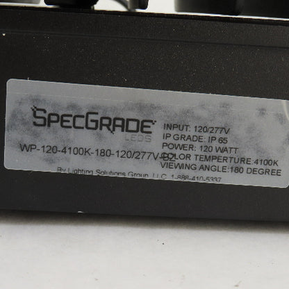 SpecGrade W-120-4100K-180-120/277V-BZ LED Wall Pack Security Light 120/277V