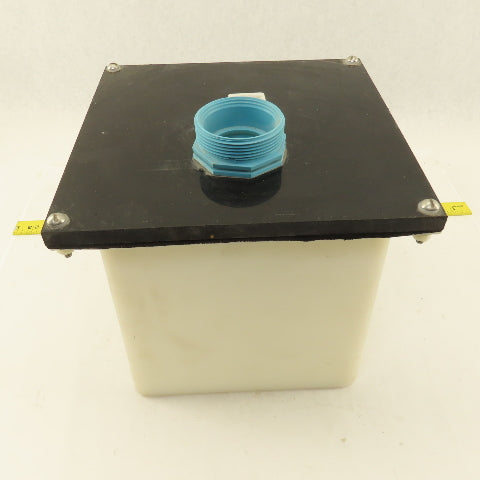 Zurn 8" x 8" x 8" Nylon 2 Gallon Drain Debris Trap Tank 2" x 1-1/2" NPT