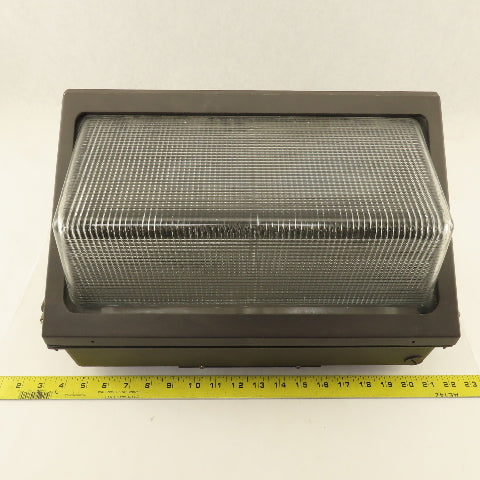 17" x 10-1/2" x 9-1/2" Bronze Colored Security Light Wall Pack Housing Only