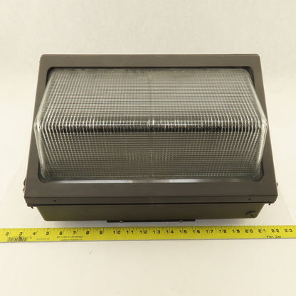 17" x 10-1/2" x 9-1/2" Bronze Colored Security Light Wall Pack Housing Only